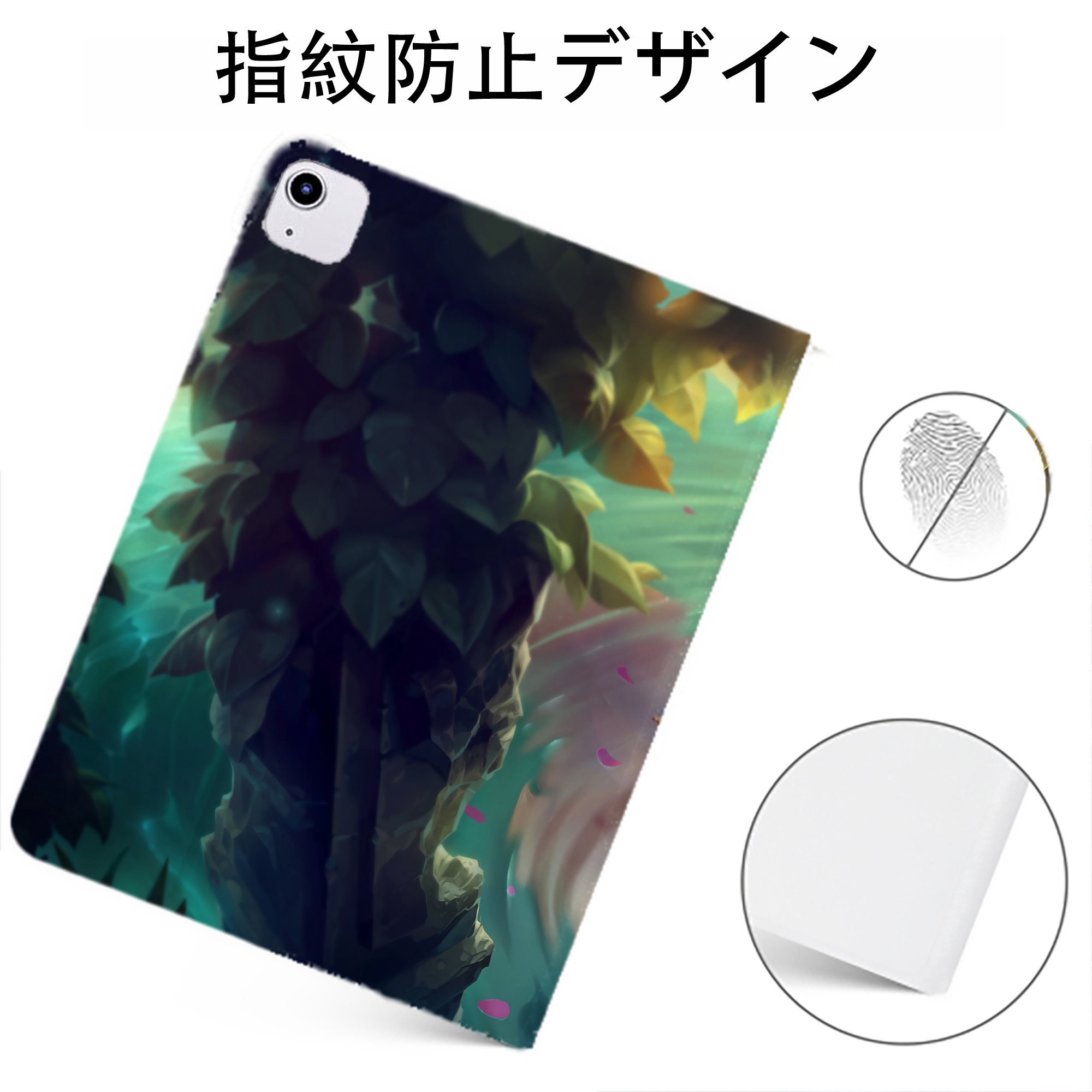 （画像用） リーグ・オブ・レジェンド League of Legends LOL IPadケース ペンホルダー付き ブックスタイルデザイン